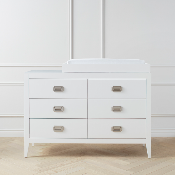 Devon 6 Drawer Dresser - White