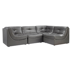 Convo Leather Sectional - 4 PC