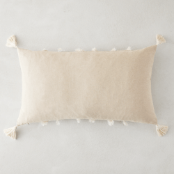 Mills Lumbar Pillow - Natural/Ivory