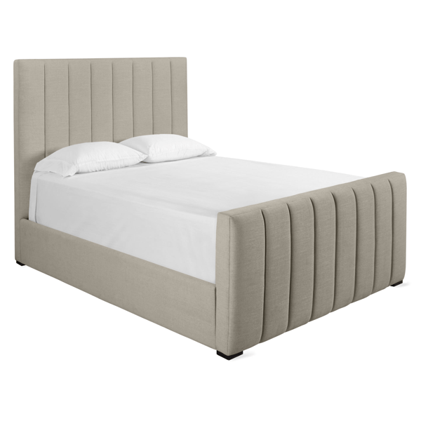 Hadley Bed With Channeled Footboard Zgallerie