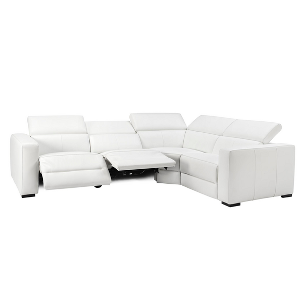 Verona Reclining Leather Sectional | Zgallerie