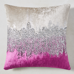 Joie De Vivre Pillow 22" - Boysenberry