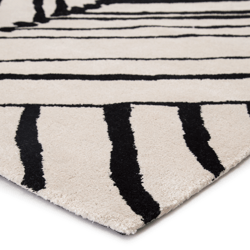Nikki Chu - Miley Rug - Ivory/Black
