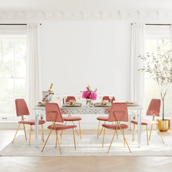 Peonies With Gold Strip Vase