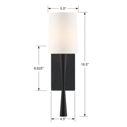Taylor Wall Sconce - Black