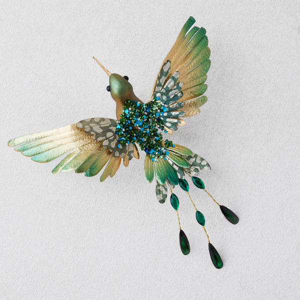 Hummingbird Clip - Green | Z Gallerie