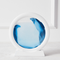 Sand Art with Stand - White