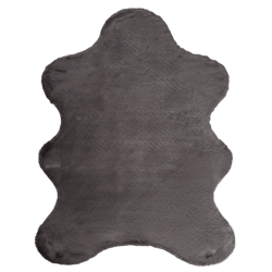 Lapin Animal Shape Rug - Slate