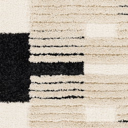 Block Rug - Beige/Black