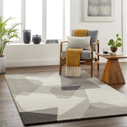 Toby Rug - Grey/Ivory