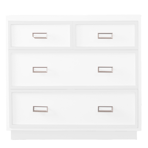 Max 4 Drawer Dresser - White
