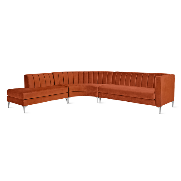 Crestmont Chaise Sectional - 3 PC