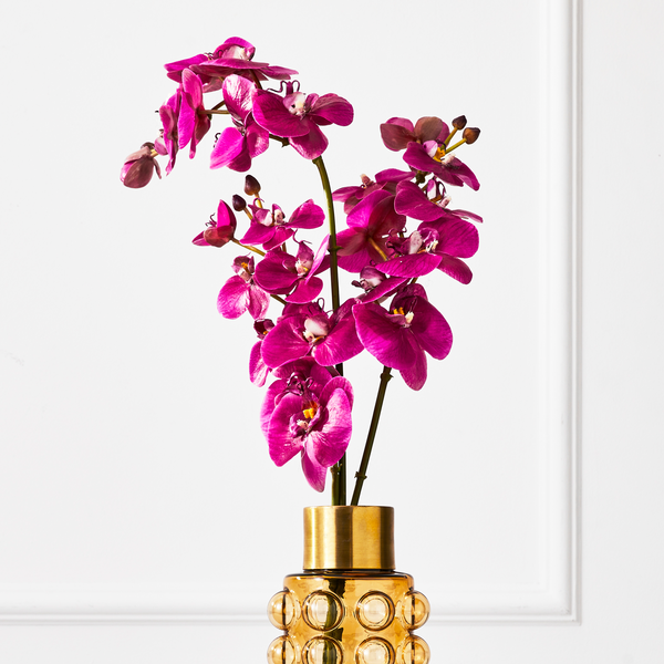 Fuchsia Orchid Stem - Set of 3