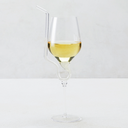 Straw Wine Glass - Set Of 2