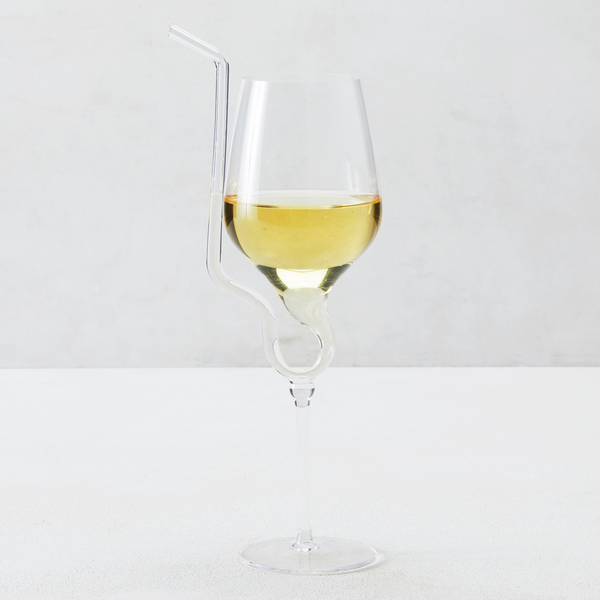 Vine™ - Wine Glass with Straw