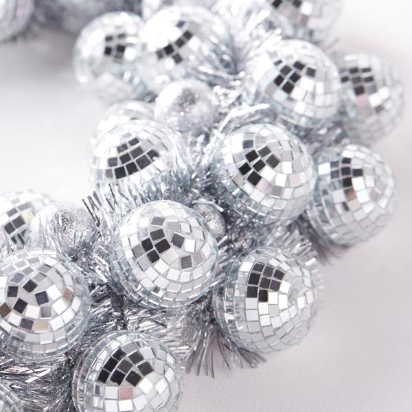 Mirrored Ball Wreath Zgallerie