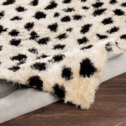 Avery Rug - Black/Ivory