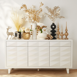 Vintage LED Spindle Set - Champagne