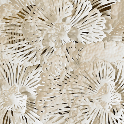 Flower Wall Decor - White