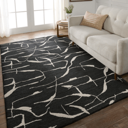 Nikki Chu - Ariel Rug - Black/Birch