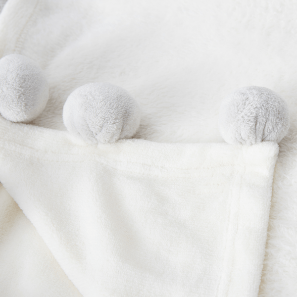 Pom Blanket Grey Zgallerie