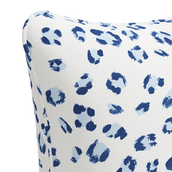 Blue cheetah online pillow