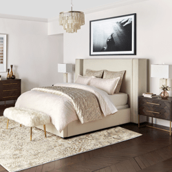 Persia Reversible Bedding - Champagne