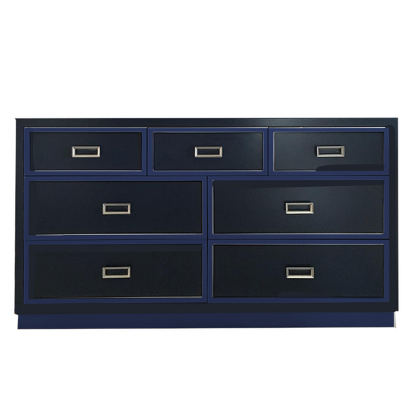 Max 7 Drawer Dresser - Deep Blue