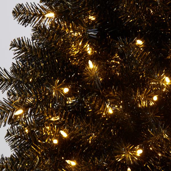 PreLit Flock Tree 7' Zgallerie