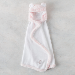 Luxe Hooded Bath Towel - Pink
