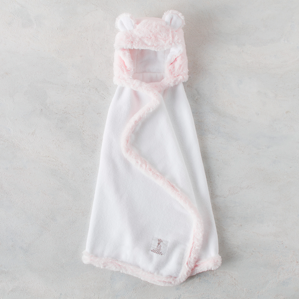 Luxe Hooded Bath Towel - Pink