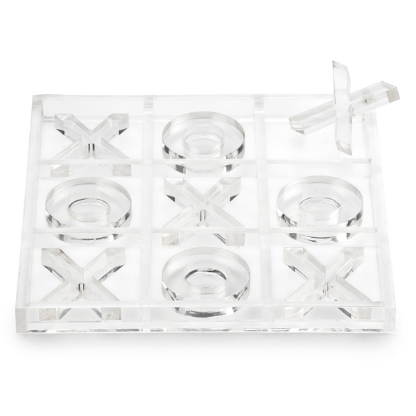 Lucite Tizo 2 Player Acrylic Tic Tac Toe