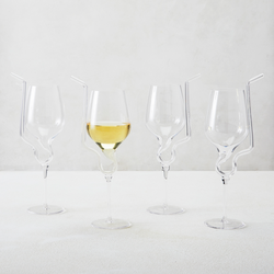 Straw Wine Glass - Set Of 2