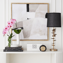 Nikki Chu - Pink Orchid In White Vase