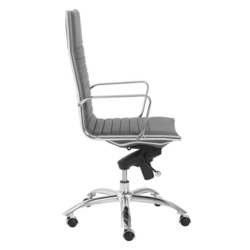 Darby High Back Office Chair - Grey