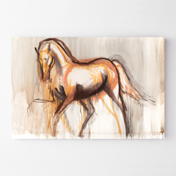 Horse Line art Painting Sketch, horse, horse, animals png | PNGEgg