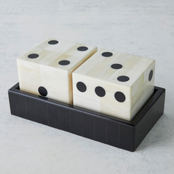 Oversized Dice With Tray