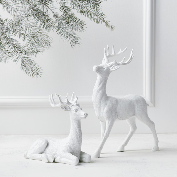 Majestic Deer - 8"H & 14"H