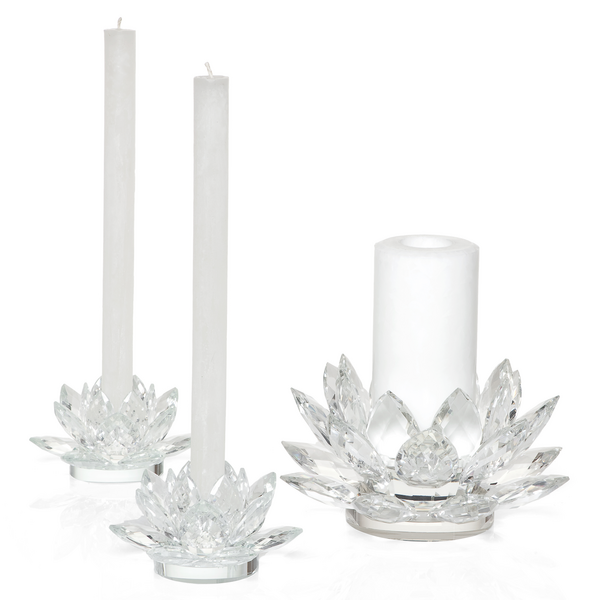 Crystal Lotus Candlelight Collection