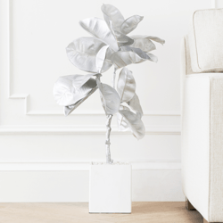 Faux Banana Leaf in Pot