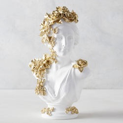 Gold Floral Bust