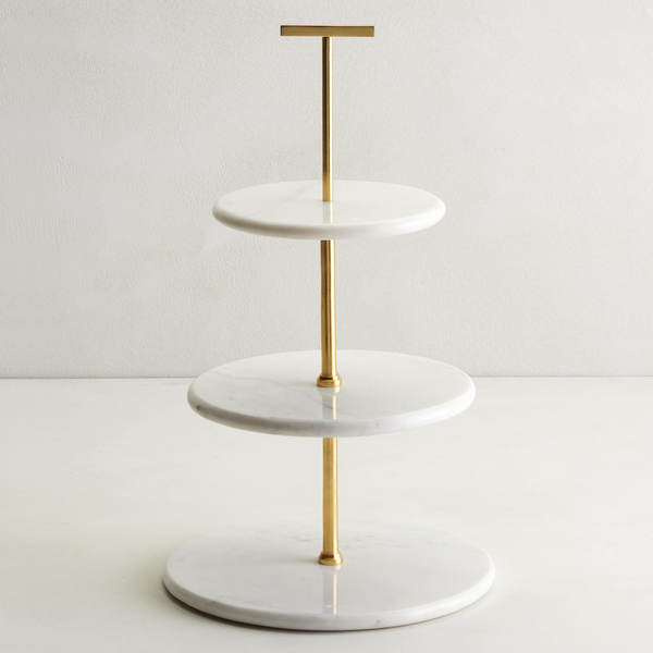 Marble 3 Tiered Stand