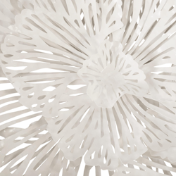 Flower Wall Decor - White