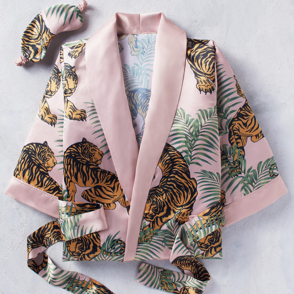 Tigress Robe Set - Blush