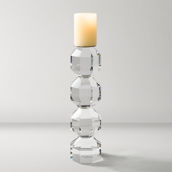 Chiaro Crystal Pillar Holder