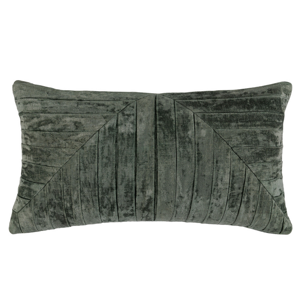 Forest green lumbar discount pillow