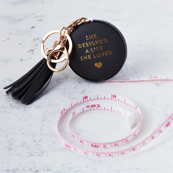 Design A Life Measuring Tape Keychain