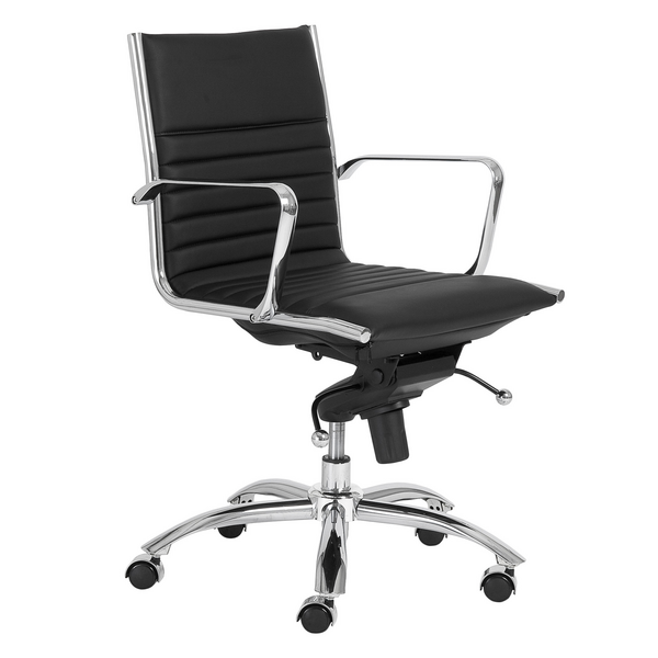 Darby Low Back Office Chair - Black