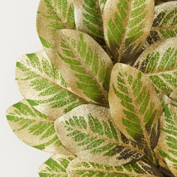 Glittered Magnolia Wreath