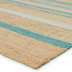 Honoululu Rug - Natural/Aqua